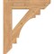 Ekena Millwork Merced Slat Smooth Bracket, Western Red Cedar, 5 1/2"W x 30"D x 34"H BKT06X30X34MRC06SWR - alternate 3